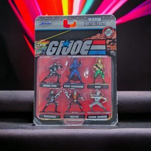 Jada Toys G.I. Joe Nano 1.75 inch Metalfigs Snake Eyes Action Figure